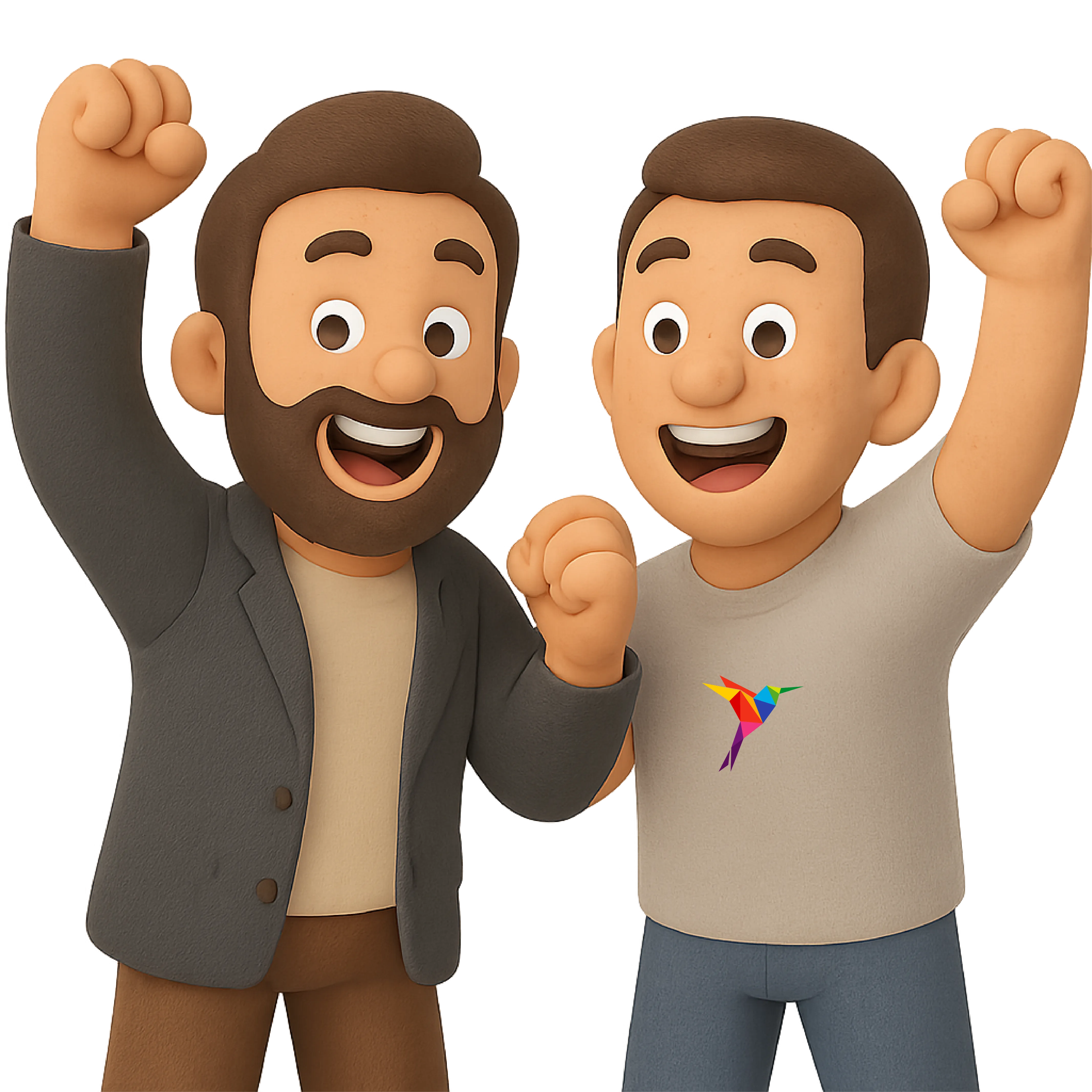 Claim Mosaic team cheering