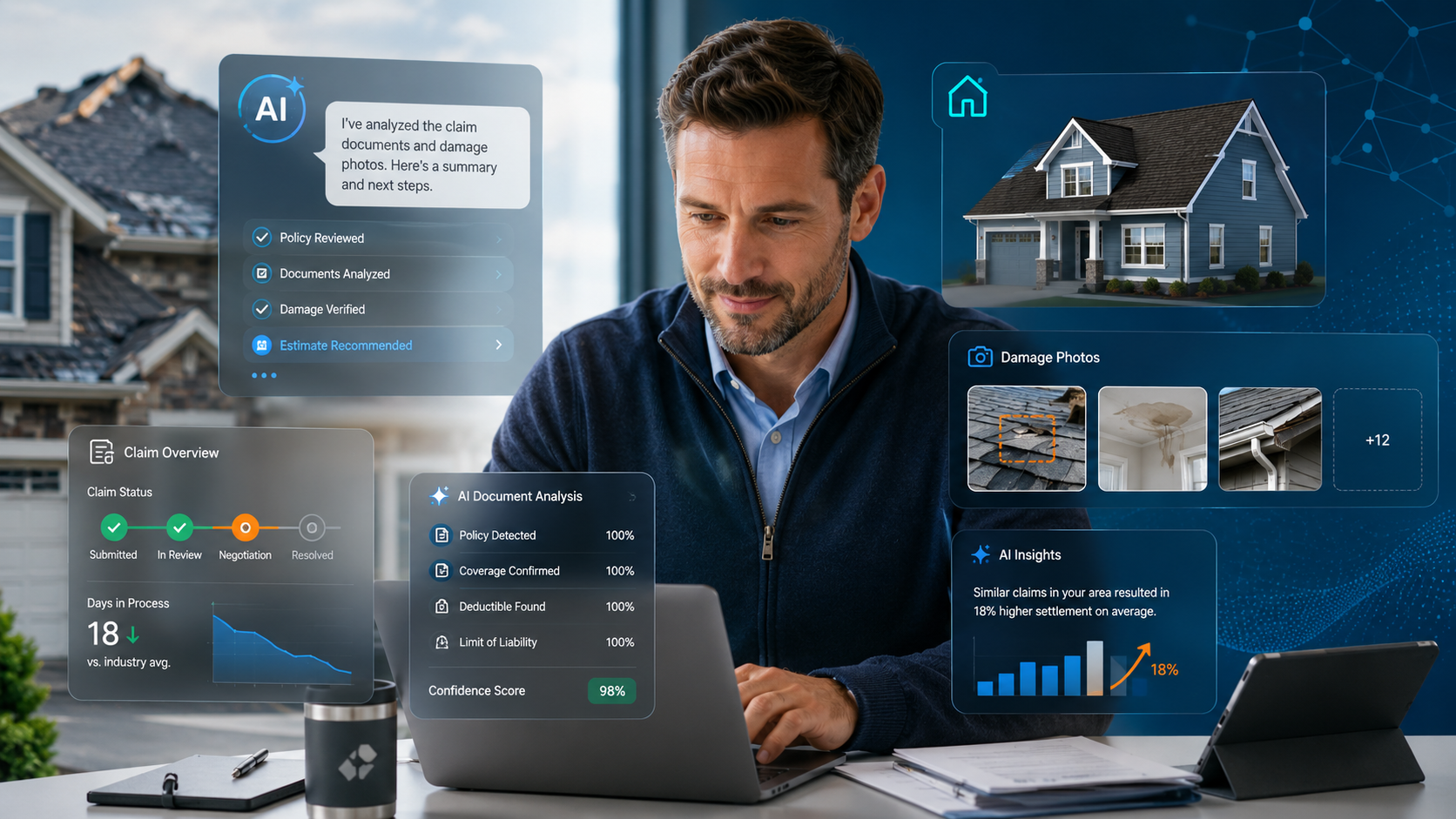 How AI Is Changing the Way Public Adjusters Handle Claims - Claim Mosaic Public Adjuster Software Blog